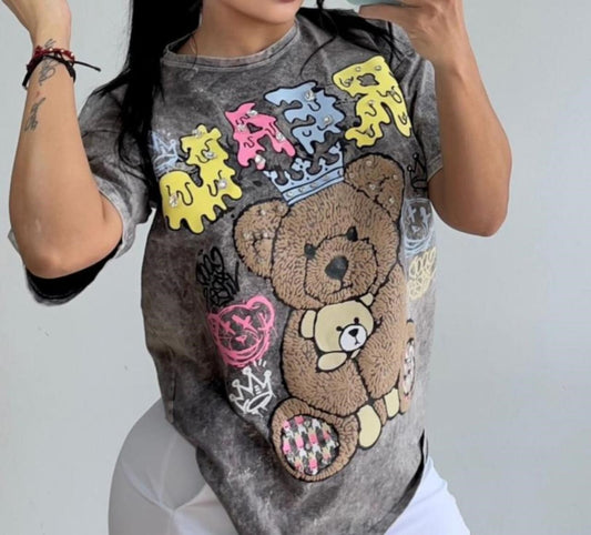 Blusa Oso Estampado